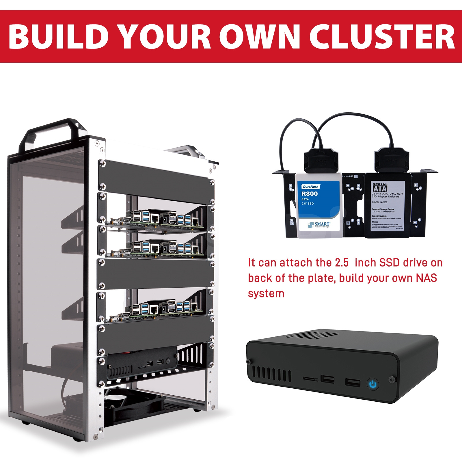 DeskPi RackMate T1 Rackmount,  – обзор и цена Deskpi Super6C